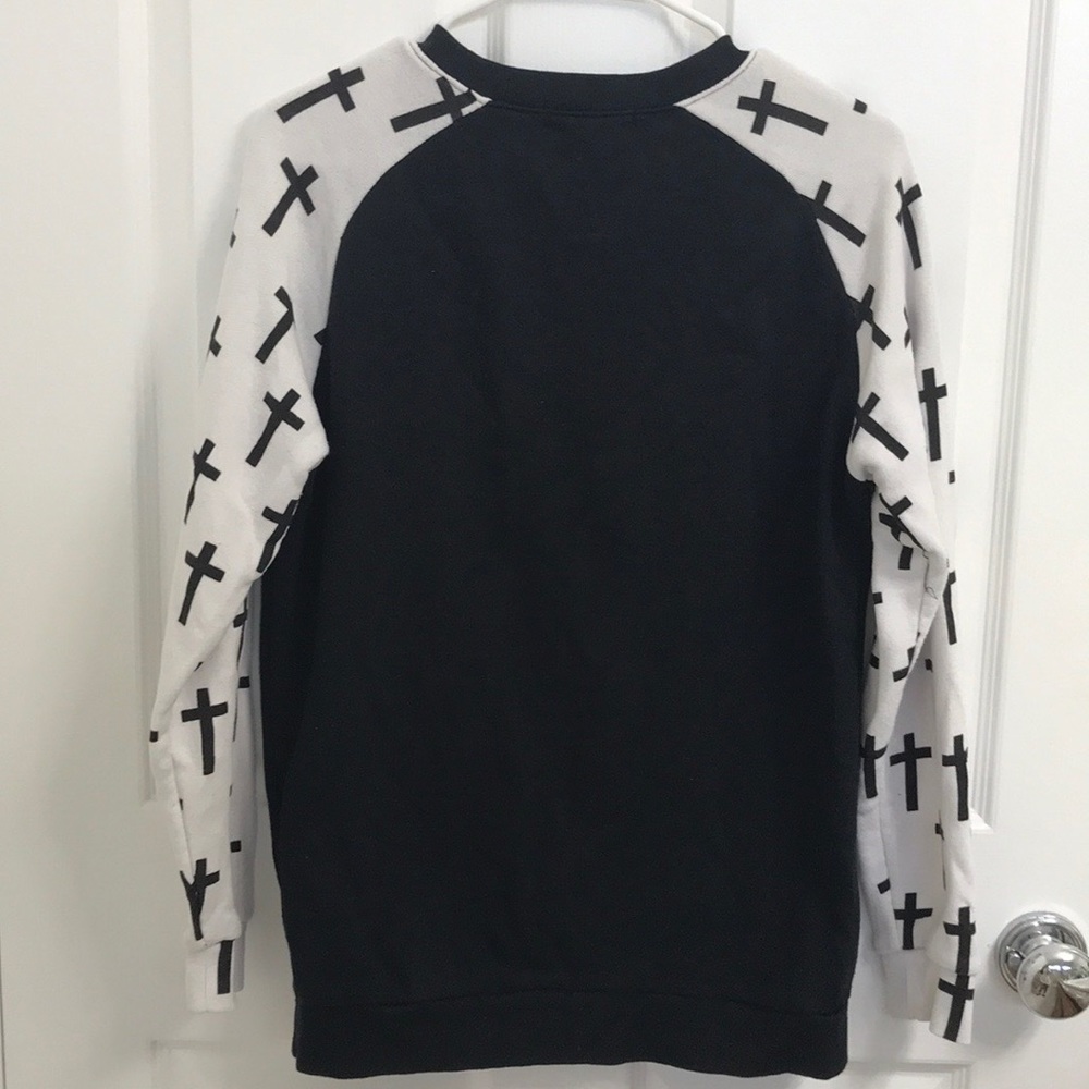 Cross Crew Neck Sweater